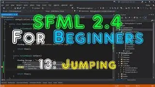 SFML 2.4 For Beginners - 13: Jumping.