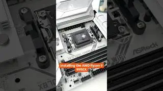 How it feels to install the Ryzen 9 9950X on the ASRock X870 Steel Legend WiFi motherboard 😍