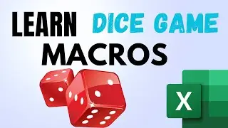 🔥 How to Create DICE GAME Macros in Excel Tutorial | MACRO CLASS # 03