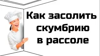 Как засолить скумбрию в рассоле видео. Засолка скумбрии в домашних условиях.