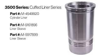 Caterpillar® 3500 Series Cuffed Cylinder Liners M 4549920