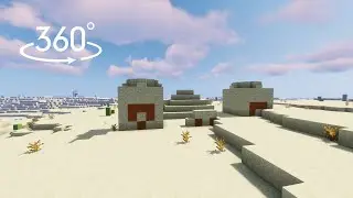 POV you explore a desert pyramid in 360° 🤯#360 #360video #minecraft