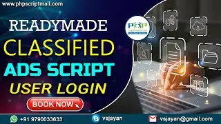 Readymade Classified Ads Clone User  Login 2024 Technical Video demo Readymade PHP Scripts