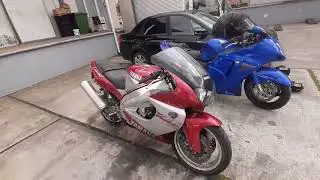 Yamaha YZF 1000 R Thunderace 1998 года. Выкуплен на Аукционе BDS в хорошем состоянии...