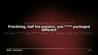 90210 - Travis Scott [LYRICS BY MADLYRIC]