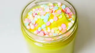 ~Видео со слаймом~Мини ASMR~ Самодельный слайм 🍭~