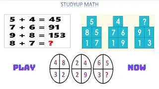 Math puzzle 1,2,3 | Can you solve any one of these? | StudyUp Math