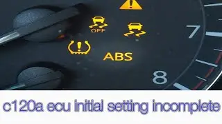 c120a ecu initial setting incomplete toyota land cruiser#car #video