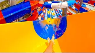 Fully6 Waterslides POV - WhiteWater World, Gold Coast, Australia - Point of View