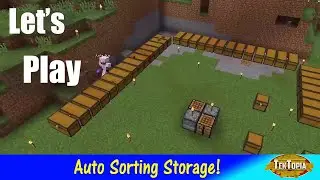 Tektopia Mod Survival: New and Improved Auto Sorting Storage Room!