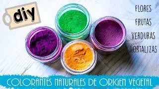 Cómo hacer colorantes naturales - vegetales en polvo 🥕