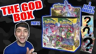 FINISHING THE GOD BOOSTER BOX OF EVOLVING SKIES | THREE SECRET RARES!!!