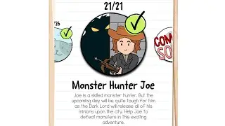 Brain Test 2 Monster Hunter Joe Walkthrough Levels 1-21