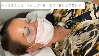 HOW TO: RUSSIAN VOLUME EYELASH EXTENSIONS...TUTORIAL