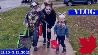 VLOG(21.10-3.12.21):Хэллоуин, Тест на гражданство