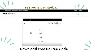 Header Component In React JS || responsive navbar in react js