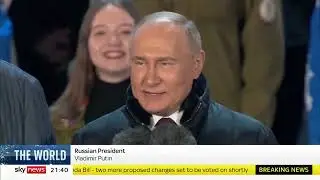 Sky News - Putin 'Wins' The Russia 2024 Election