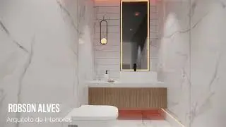 Lavabo um Tour inspirador #lavabo  #banheiroplanejado #casa