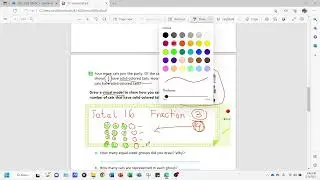 How to Draw Visual Model for Solving Fractions