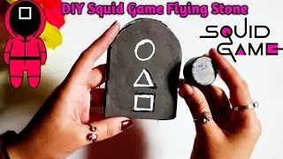 How To Make Squid Game Flying Stone With Paper/DIY Biseokchigi Squid Game/Gonggi with Paper