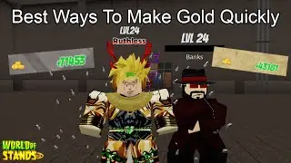 Fastest Ways To Earn Gold (World of Stands) OUTDATED