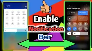 📱Enable MIUI 12 Notification Bar || How to Change Notification Panel In MIUI 12 || Xiomi Mobiles ||