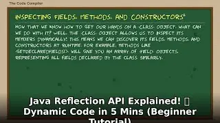 Java Reflection API Explained! ✨ Dynamic Code in 5 Mins (Beginner Java Tutorial)
