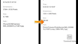 How To Convert MB Photo Into KB??