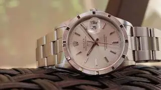 Amazing Rolex Oyster Date Steel Wristwatch Review Ref. 15210