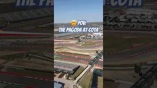 Insane pagoda view at Circuit of The Americas! #shorts