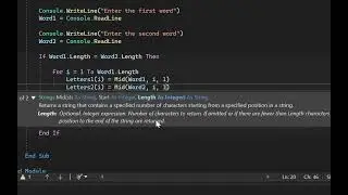 Anagram Checker VB NET