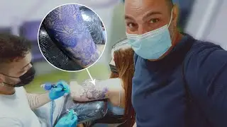 UN DÍA ENTERO EN UN ESTUDIO DE TATUAJES!! Así hacen los dibujos en la piel