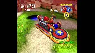 Sonic Heroes - Seaside Hill Mission 2 A Rank (Team Sonic)