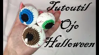 Ojo/Globo ocular para Halloween-Tutoutil