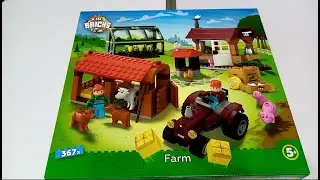 Собираем лего Ферма. Assembling Lego Farm.
