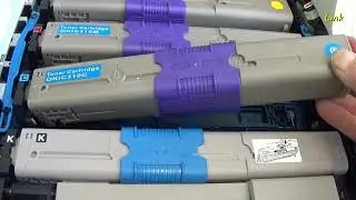 Replacing Toner Cartridge Oki C310 MC352 MC360 C510 C530