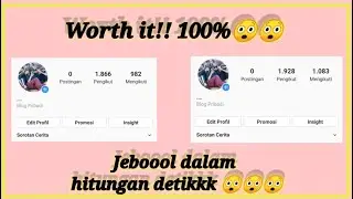 Cara Menambah Followers + Like! GRATISS! Work it 100%