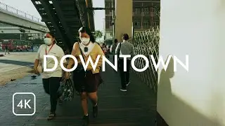 🇲🇲 Walking around DOWNTOWN YANGON MYANMAR 2023 | Binaural City Sound