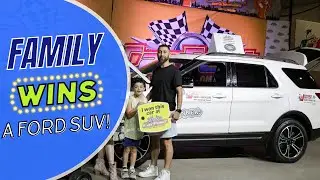 Son Wins Car Giveaway and Surprises Dad with New Ford Explorer | Heartwarming Moment at CarFest