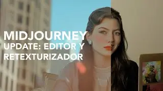 UPDATE en Midjourney: retexturización y editor. TUTORIAL