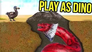ARK: Play As Dino TITANOBOA SURVIVAL MODE Is INSANE - Ark Survival Evolved