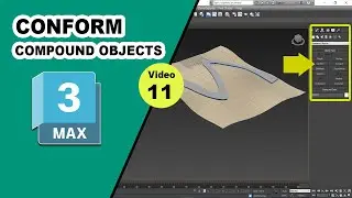 Conform in 3ds Max || Compound Objects in 3ds Max || 3ds max tutorials in Urdu/ Hindi