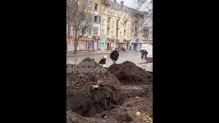 В Бахмуте начали рыть окопы в городе