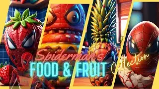 Spiderman's Foods & Fruits Collection – Be Amazed! #marvel #avengers #spiderman