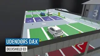 Flowcrete Denmark - Car park fly through animation