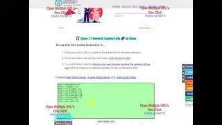 🧾 How to Open Many Urls 🔗 in New Tabs