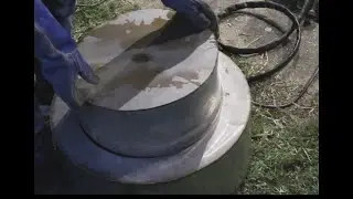 Making a double wall firepit