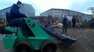Вес мини погрузчика MultiTractor MT-420 на автомобильных весах