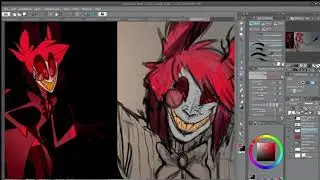 Alastor Hazbin Hotel - Speedpaint