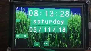 Nextion 5 inch display ,ds3231 RTC